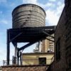 photo: a rooftop water tower (AKA 'tank') in New York City